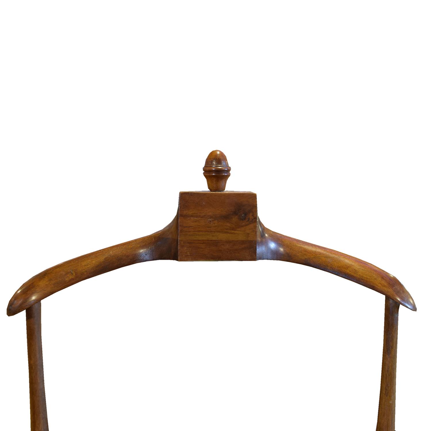 A Gentleman's Wood Valet Stand 21" W x 12" D x 52" H — Italy, 20th Century