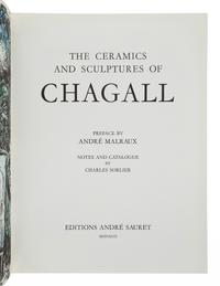 CHAGALL, Marc (1887-1995). – SORLIER, Charles. The Ceramics and Sculptures of Chagall. Monaco: Editions André Sauret, 1972.