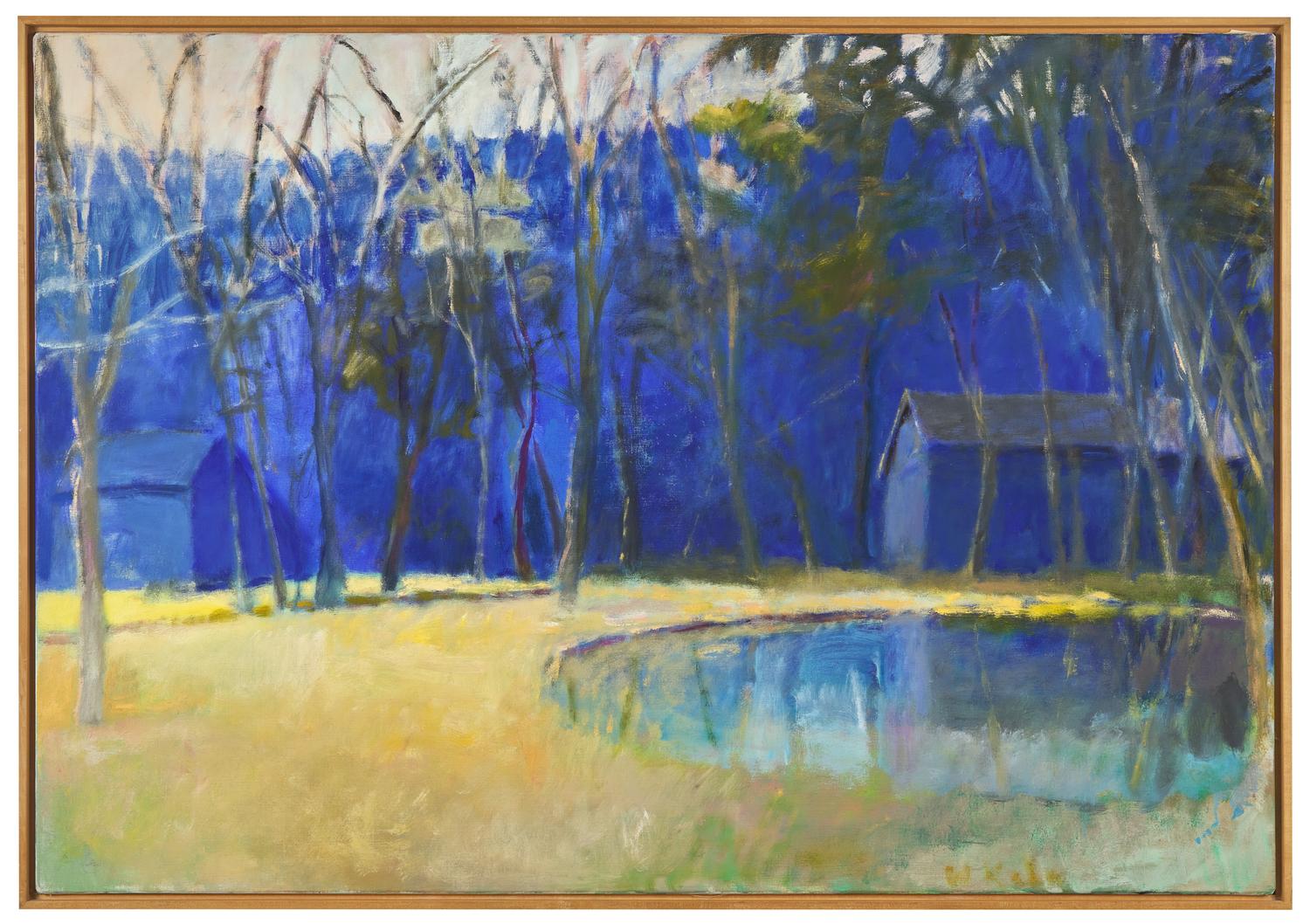Pond on the Farm , 1987