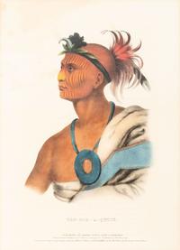 Six Hand-Colored Lithographs by McKenney and Hall