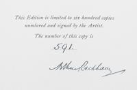 (HALPIN, BILL; RACKHAM, ARTHUR) HAWTHORNE, NATHANIEL. A Wonder Book. London, n.d. Finely bound. Limited, signed.