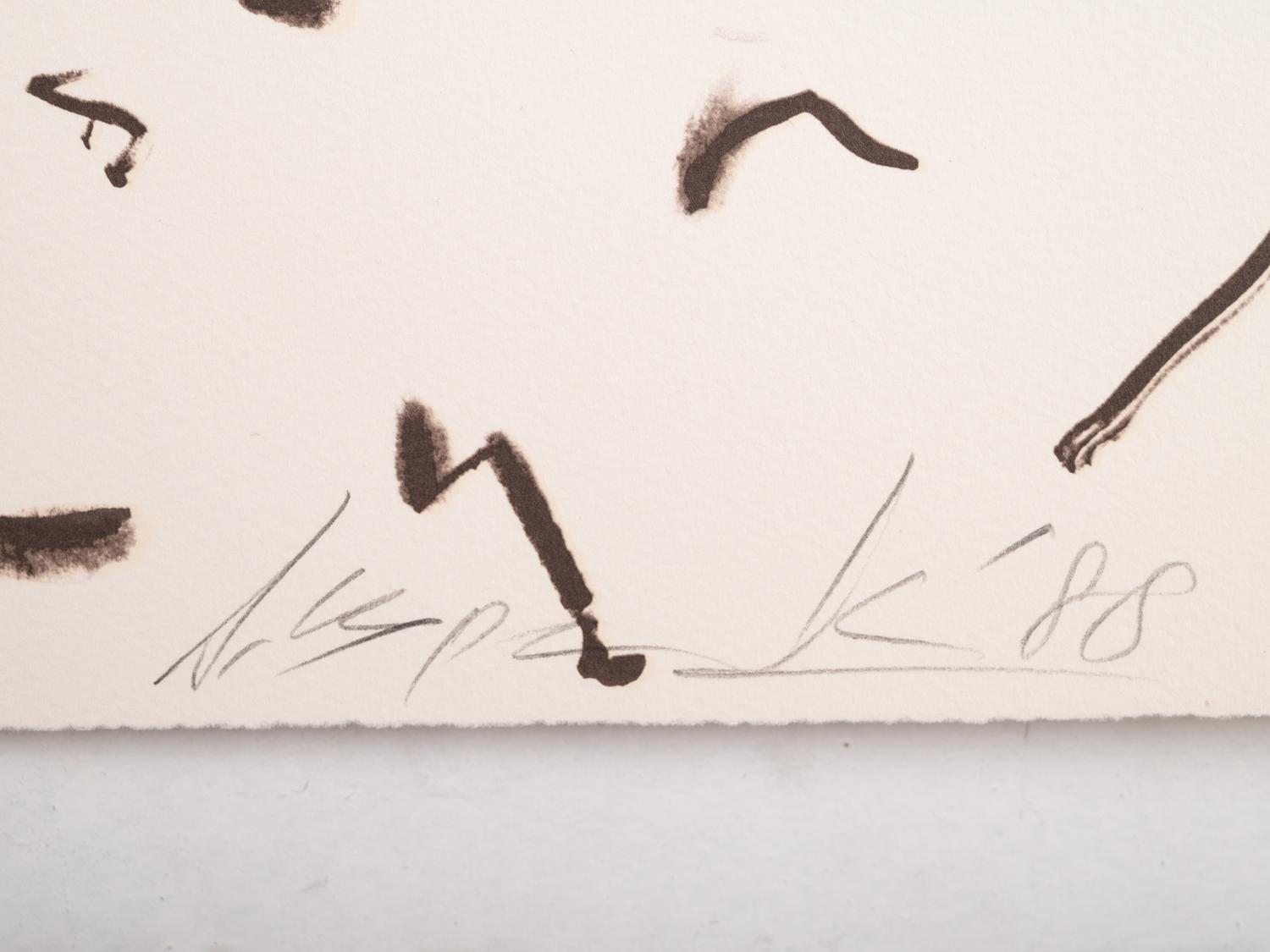 Ecriture (from The Official Arts Portfolio of the XXIVth Olympiad, Seoul, Korea )