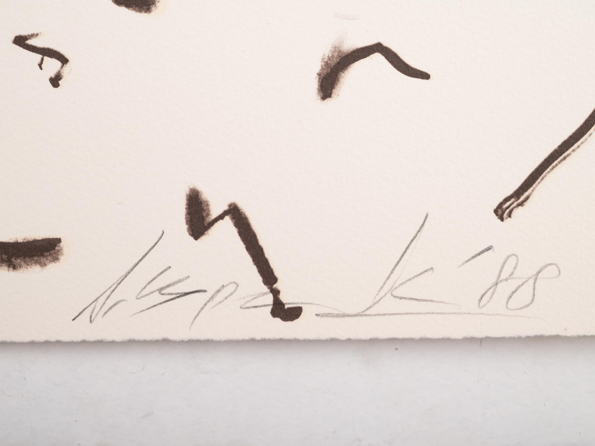 Ecriture (from The Official Arts Portfolio of the XXIVth Olympiad, Seoul, Korea )