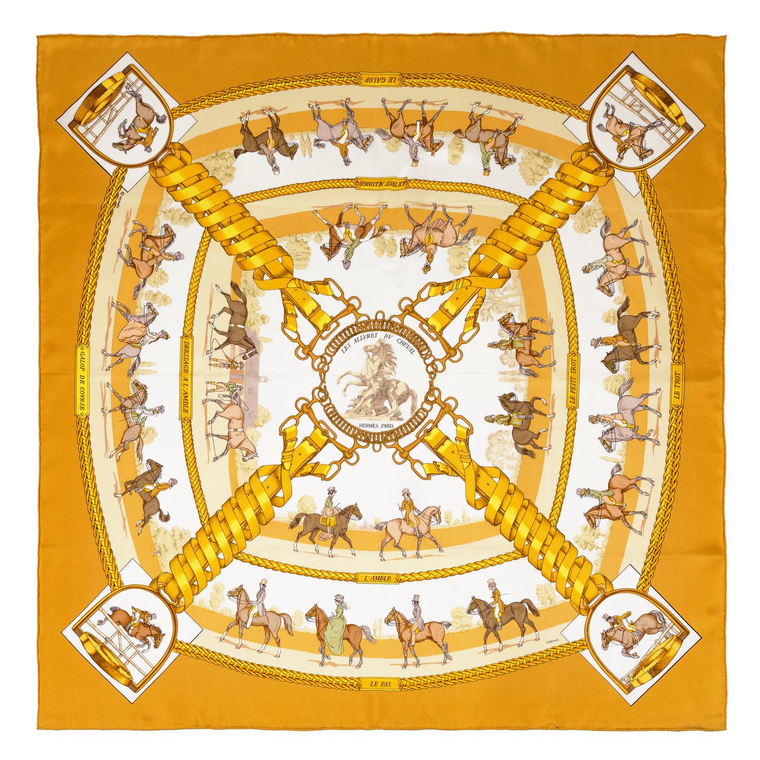 Hermès 90cm Silk Scarf