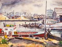 Tunis Ponsen, (American, 1891–1968), Chicago River