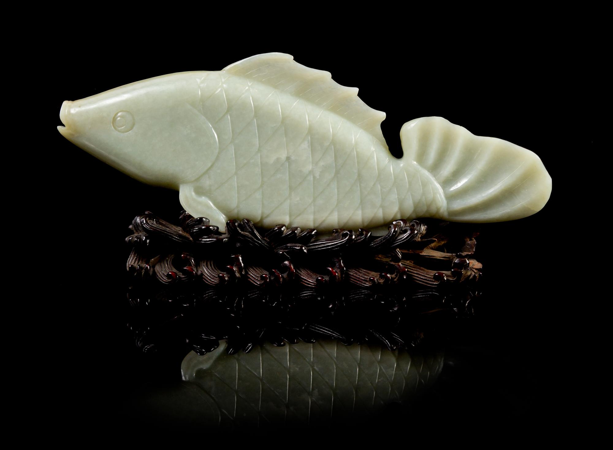 A Chinese Jade Scholar’s Article 18TH/19TH CENTURY Width 11 1/4 inches. — 18TH/19TH CENTURY