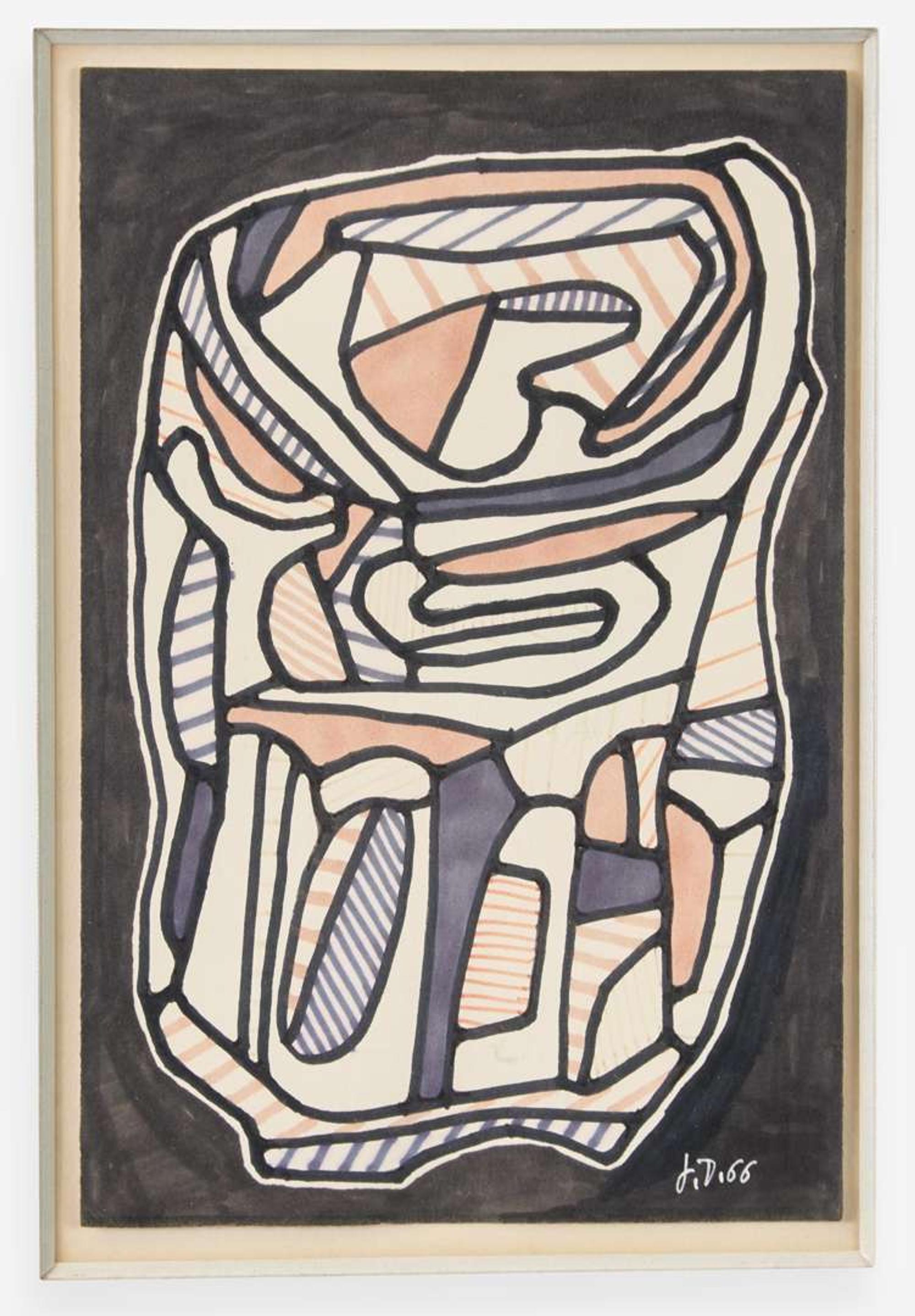 Jean Dubuffet (French, 1901-1985) - Le Pot de Confiture I