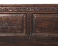 An unusual Charles II carved walnut bed, 17th century