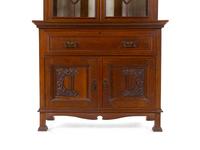 An Art Nouveau Oak Bookcase