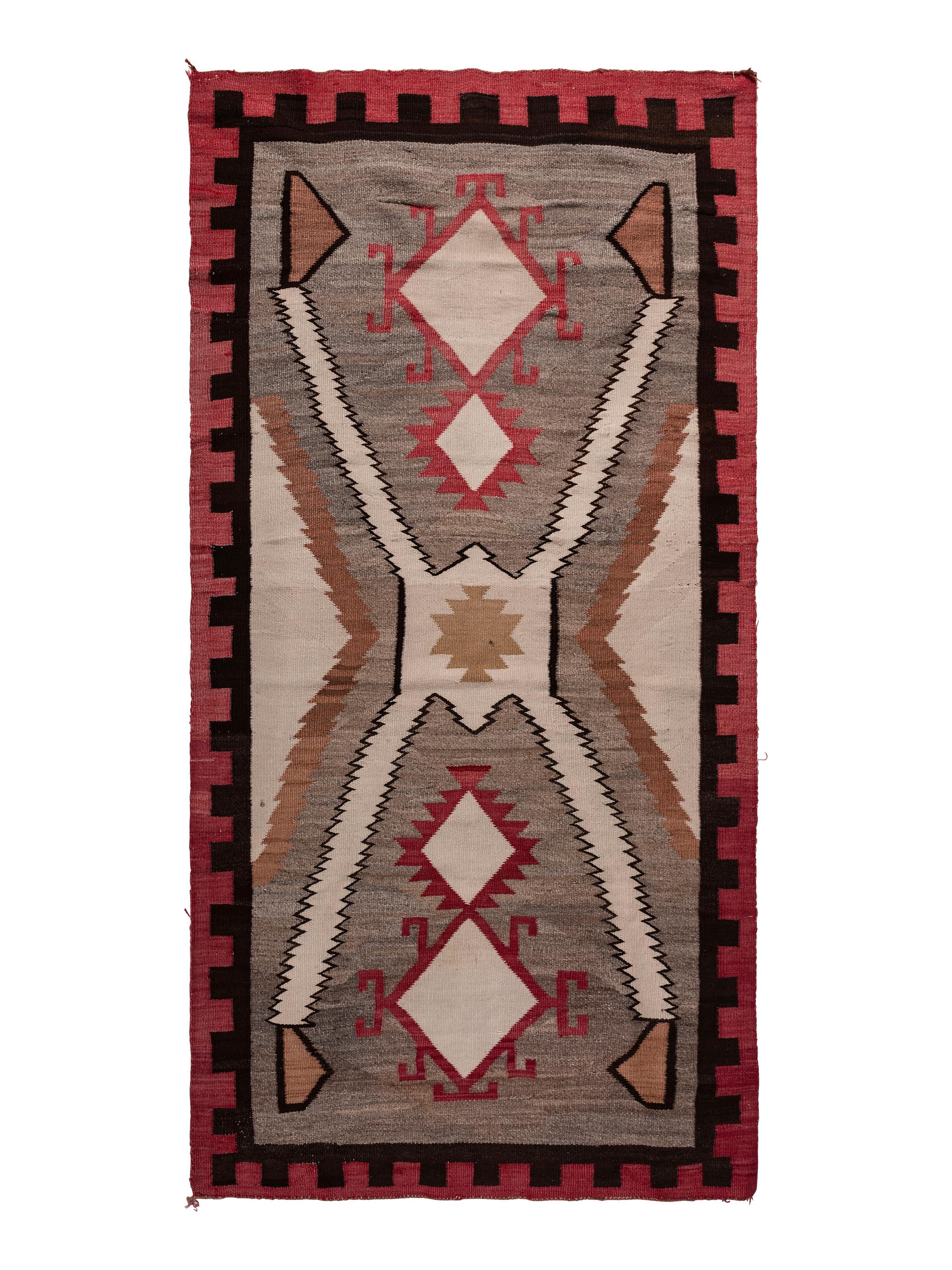 Navajo Modified Storm Pattern Weaving / Rug