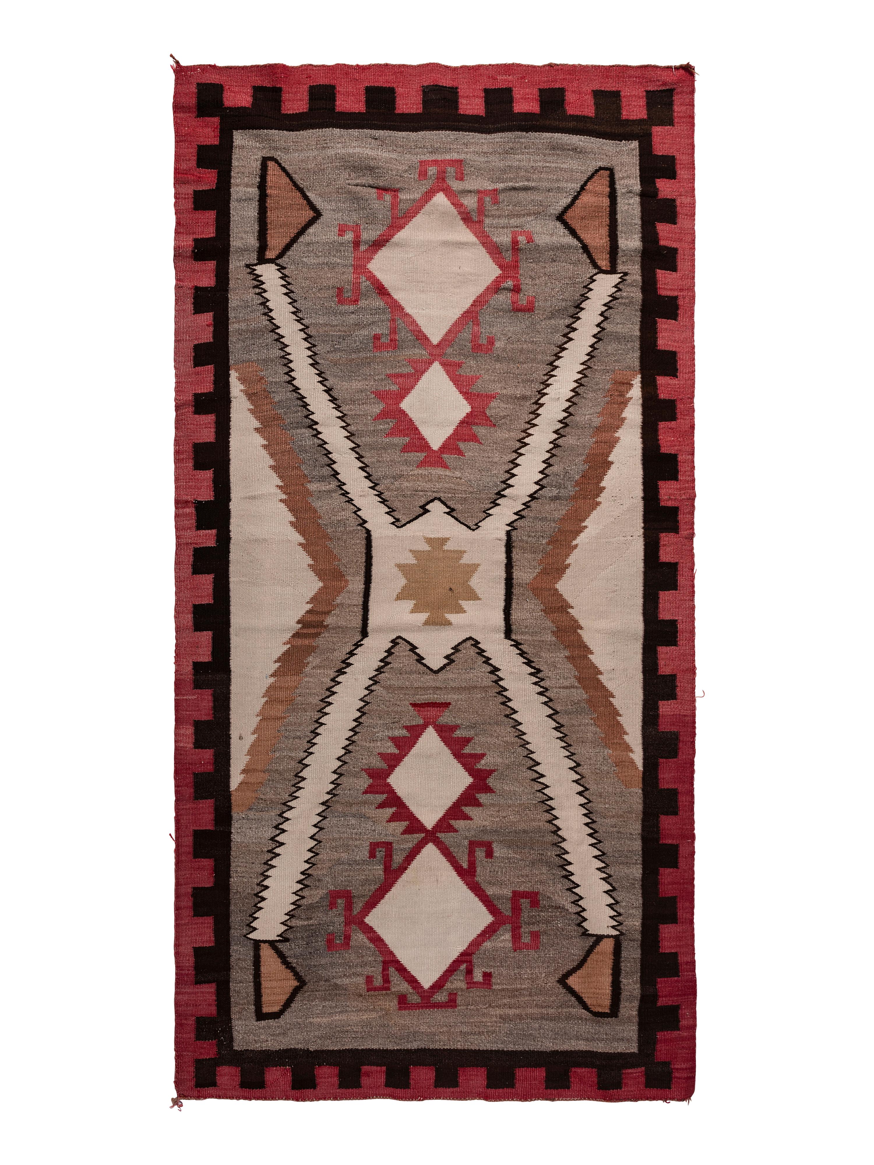 Navajo Modified Storm Pattern Weaving / Rug