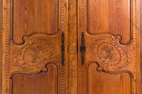 A Continental Pine Armoire