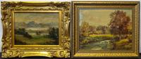 Artists Unknown, (American, 20th century), Landscapes (two works)