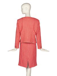 Chanel Red and White Skirt Suit, Spring 2008