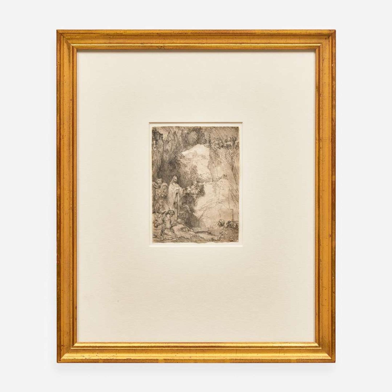 Rembrandt van Rijn (Dutch, 1606–1669) The Raising of Lazarus: Small Plate