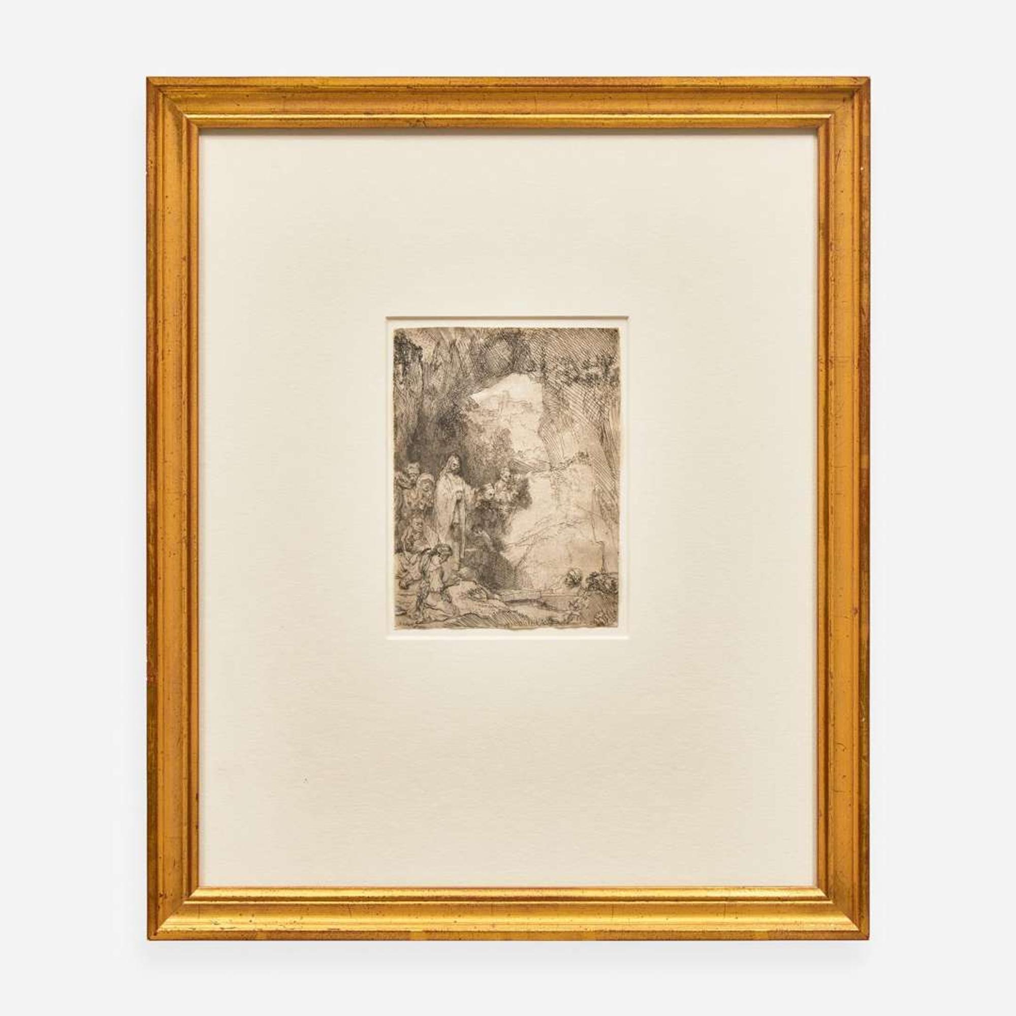 Rembrandt van Rijn (Dutch, 1606–1669) The Raising of Lazarus: Small Plate