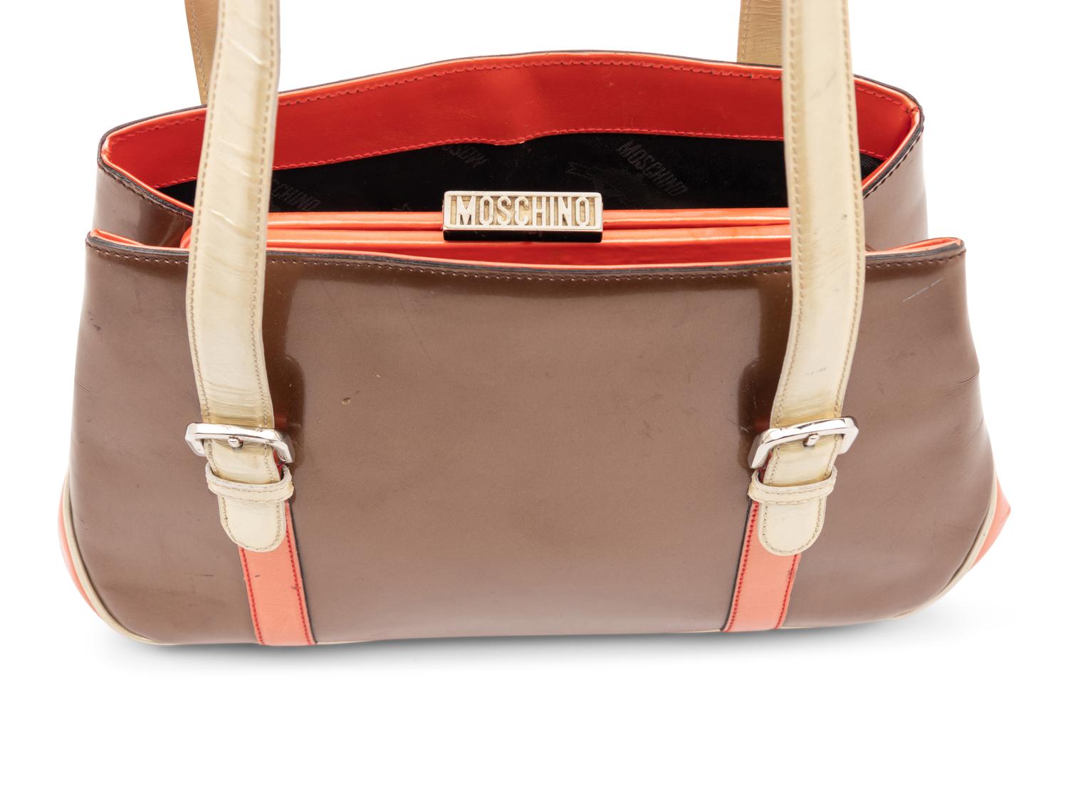 Collection of Four Designer Bags; One YSL, Two Moschino, One Gucci, 1980s-2007