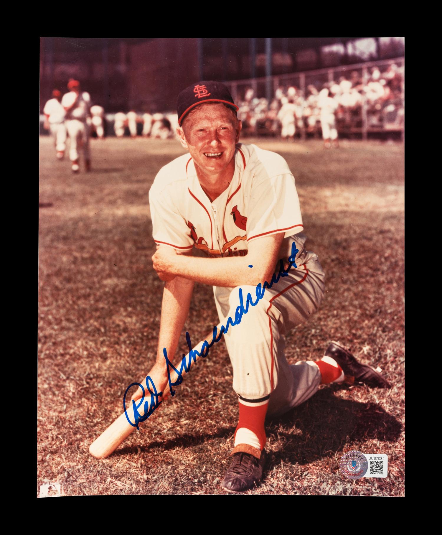 A Group of St. Louis Cardinals Hall of Fame Signed Autograph Items (Beckett Authentication Services BAS Certified),