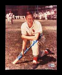 A Group of St. Louis Cardinals Hall of Fame Signed Autograph Items (Beckett Authentication Services BAS Certified),