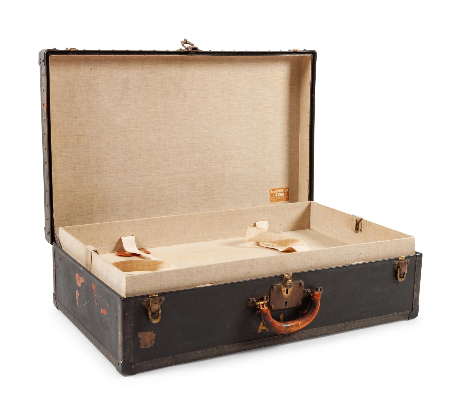 Vintage Black Louis Vuitton Suitcase