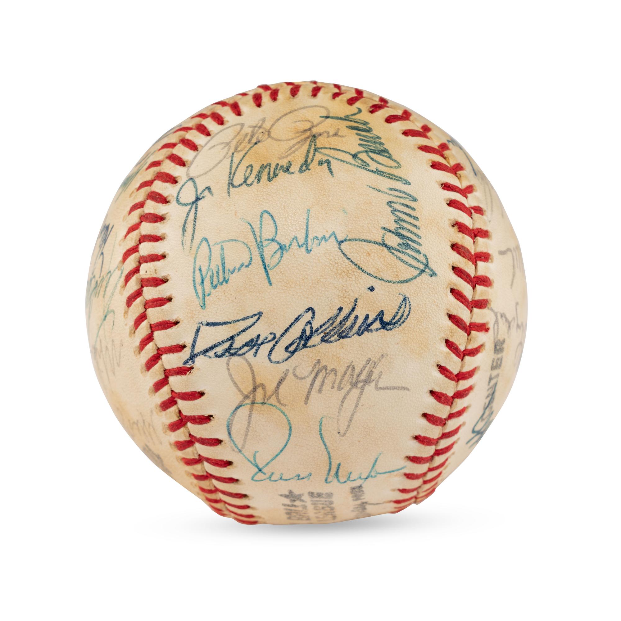 A 1978 Cincinnati Reds Team Signed Autograph Baseball