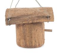 Three Sewer Tile and Stoneware Birdhouses