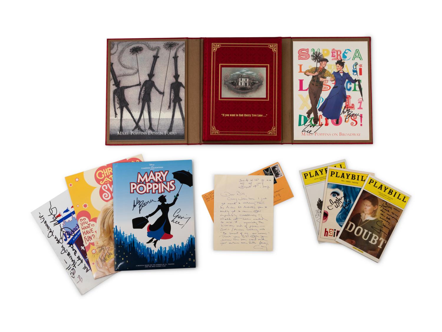 (Theatre Playbills) A group of Playbills and press kits from 5 theatrical productions, comprising: