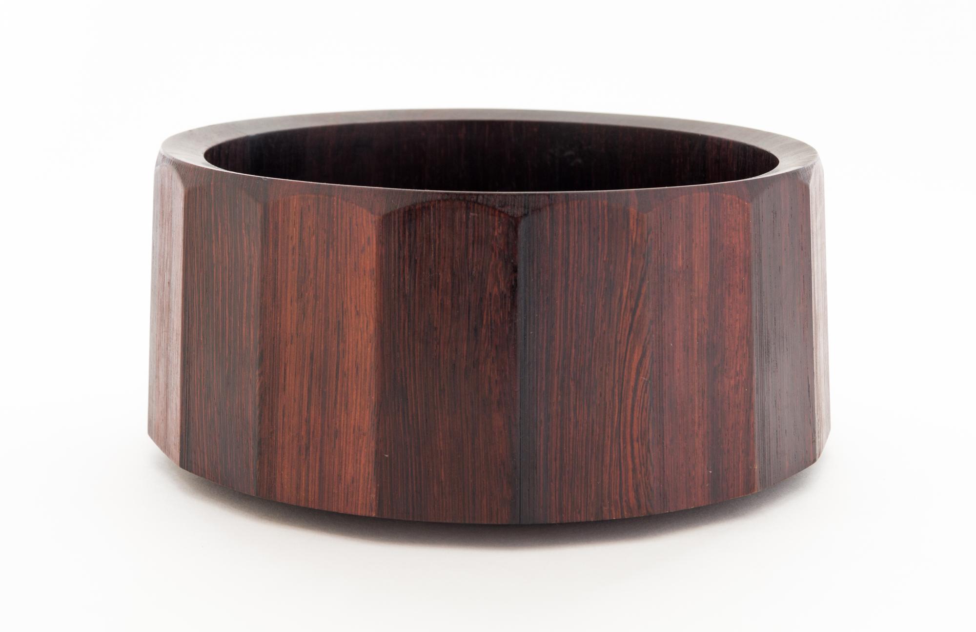 A Danish Turned Mahogany Bowl Diameter 10 3/4 inches. — SECOND HALF 20TH CENTURY