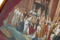 A French Painted Paper Fan after Jacques-Louis David's Coronation of Napoleon