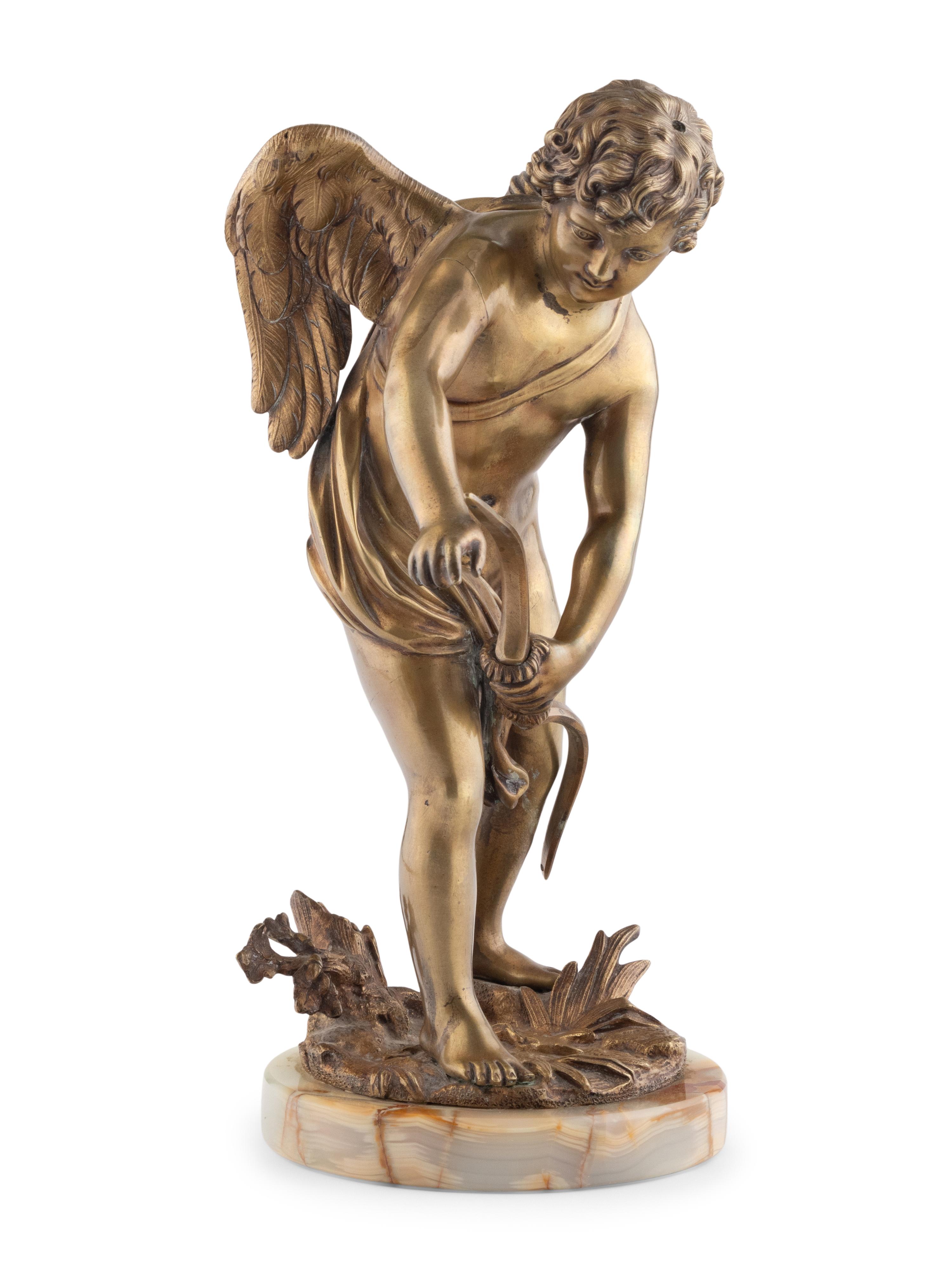 A French Gilt Bronze Figure of Cupid