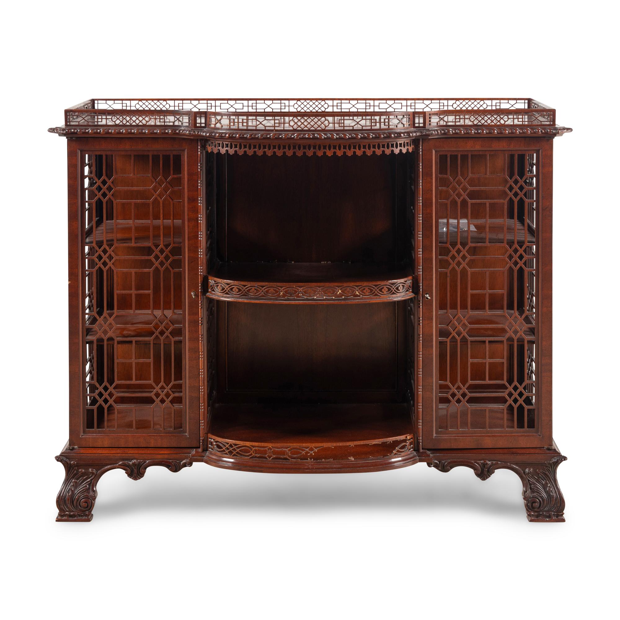 A George III Style Mahogany Side Cabinet