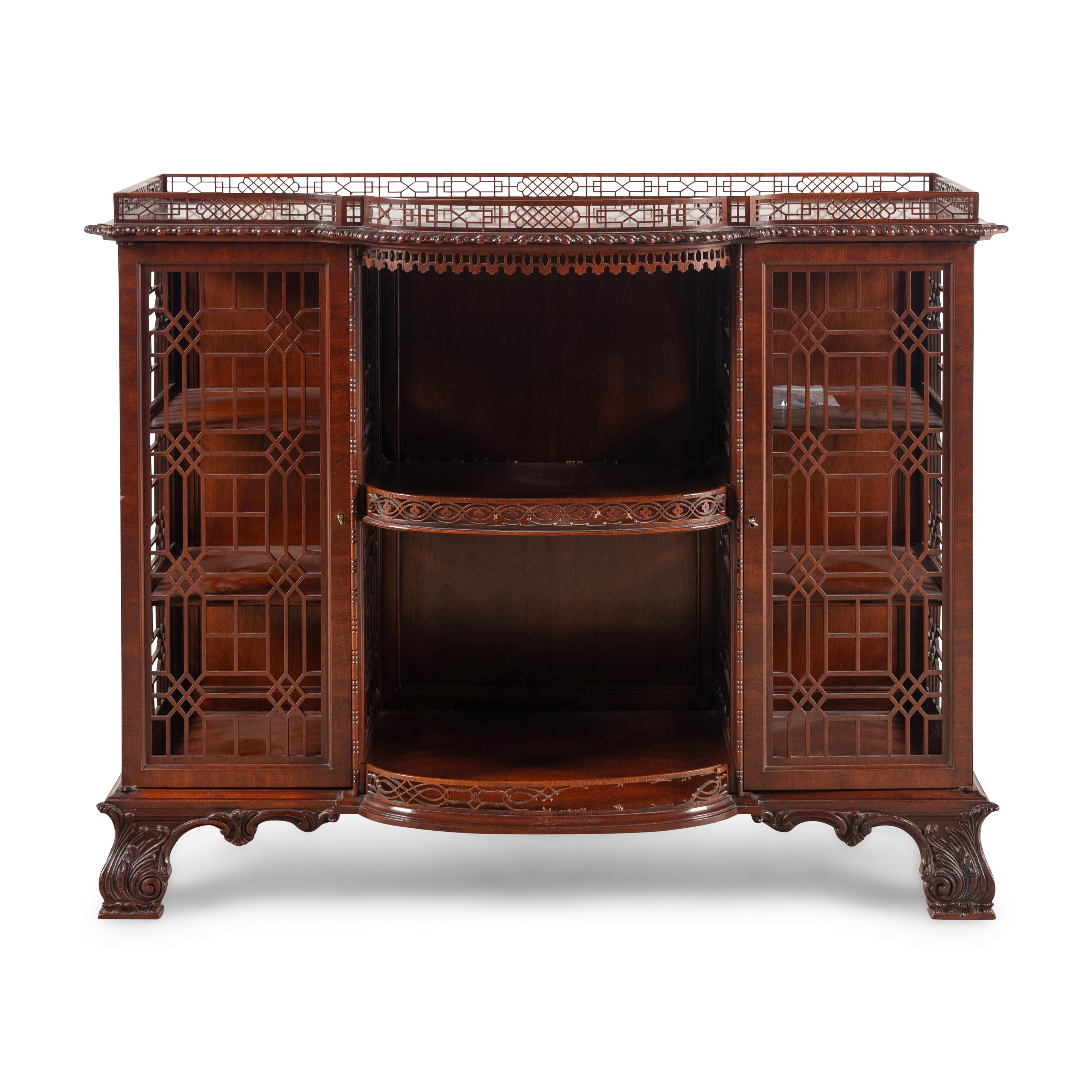 A George III Style Mahogany Side Cabinet