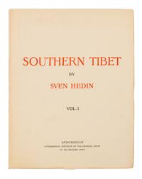 HEDIN, Sven. Southern Tibet. Discoveries in Former Times Compared with my Own Researches in 1906-1908. Stockholm: 1916-22. 1ST EDITION.