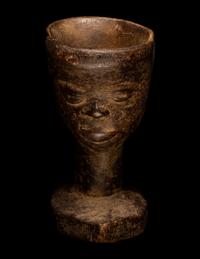 A Kuba Wood Drinking Cup