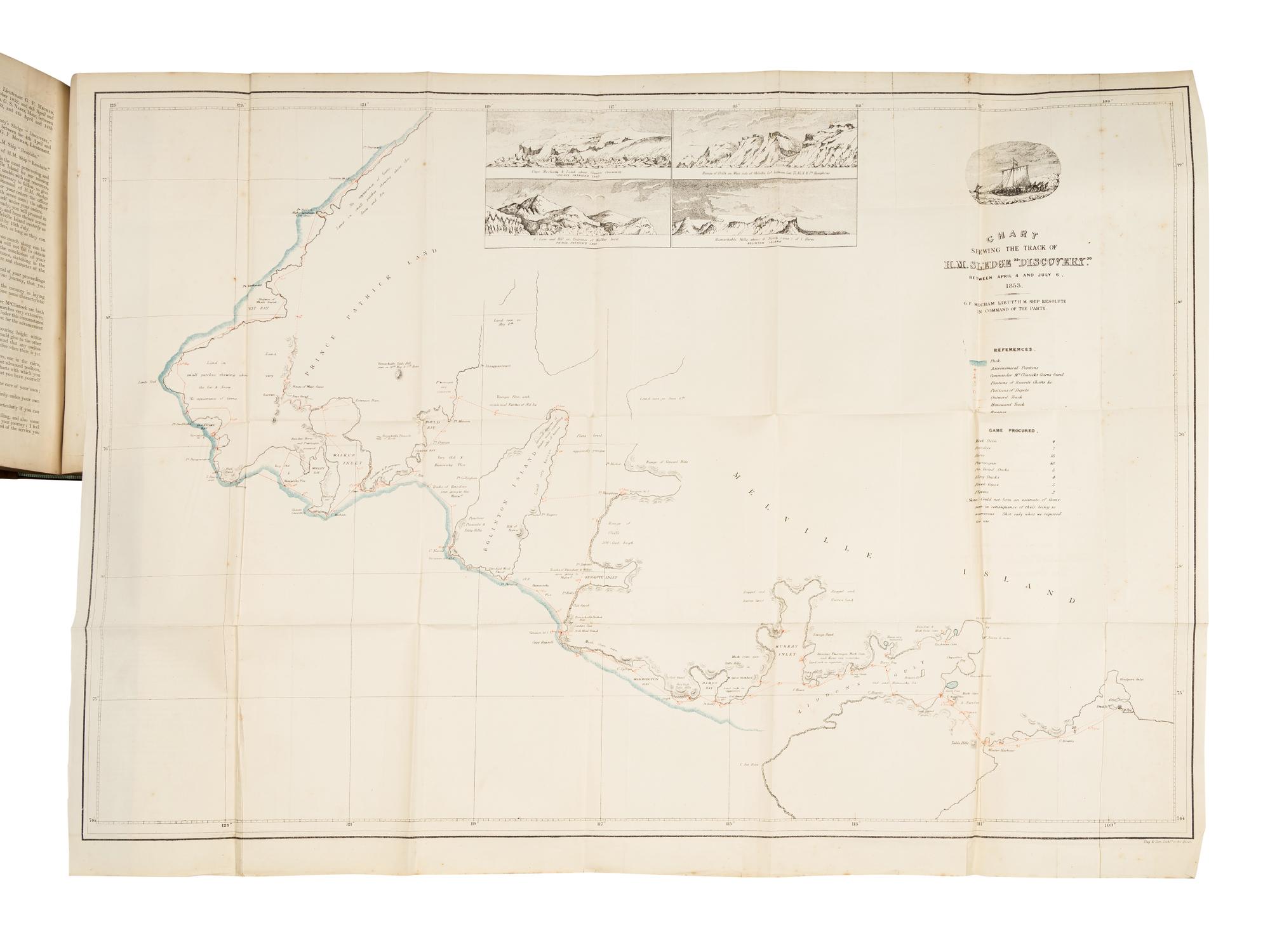 [BRITISH PARLIAMENTARY PAPERS]. Further Papers Relative to the Recent Arctic Expeditions in Search of Sir John Franklin and the Crews of H.M.S. "Erebus" and "Terror." London: George Edward Eyre and William Spottiswoode, 1855.