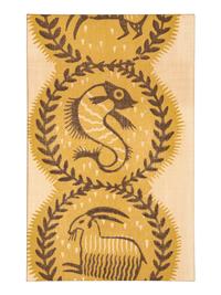Milwaukee WPA Handicraft Project Blockprinted Textile Sample Book, 1940s