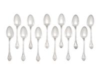 Twelve American Silver Spoons