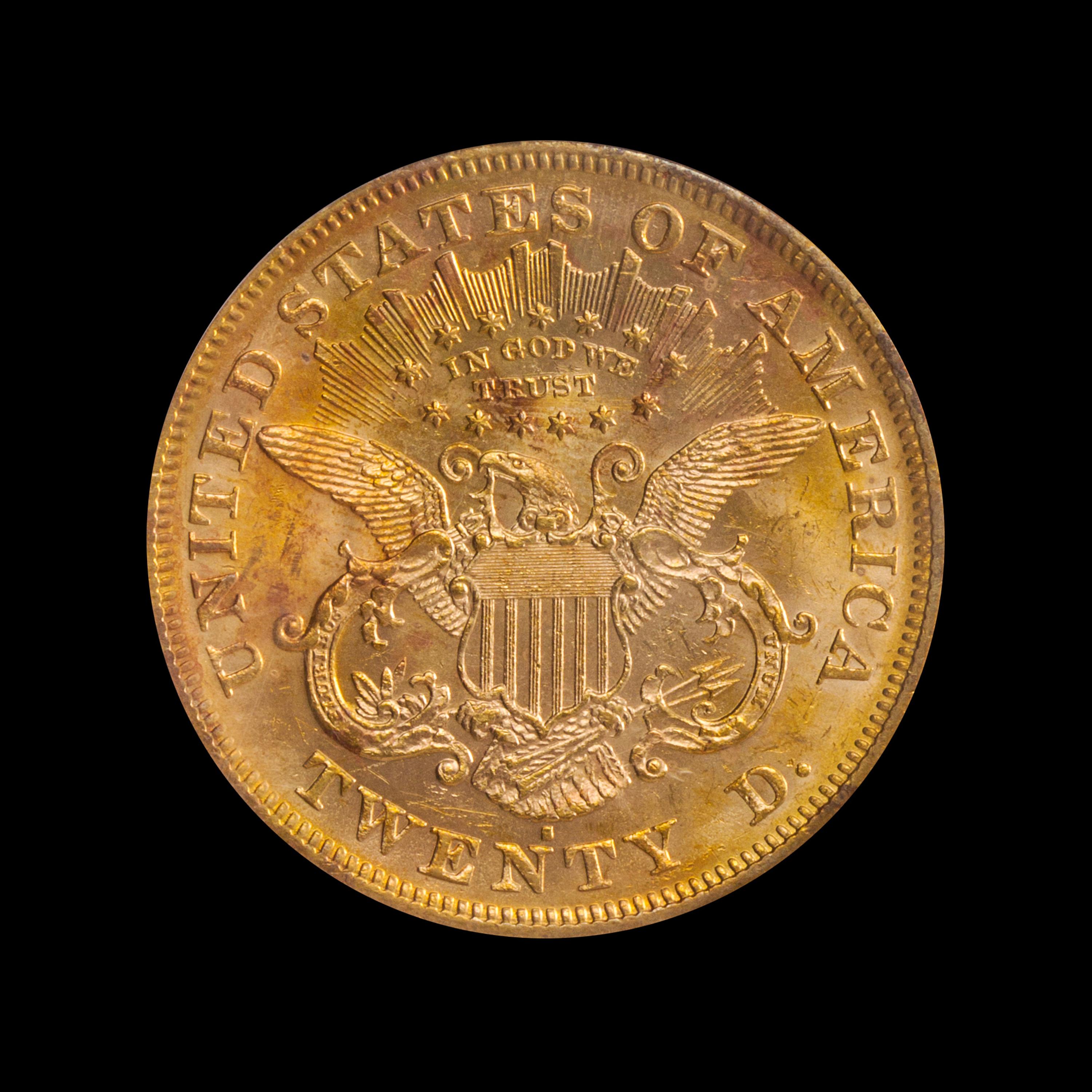 A United States 1871-S Liberty Head $20 Gold Coin