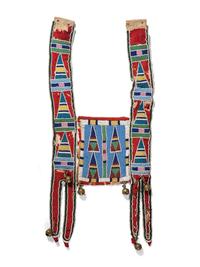Apsáalooke [Crow] Beaded Hide Martingale