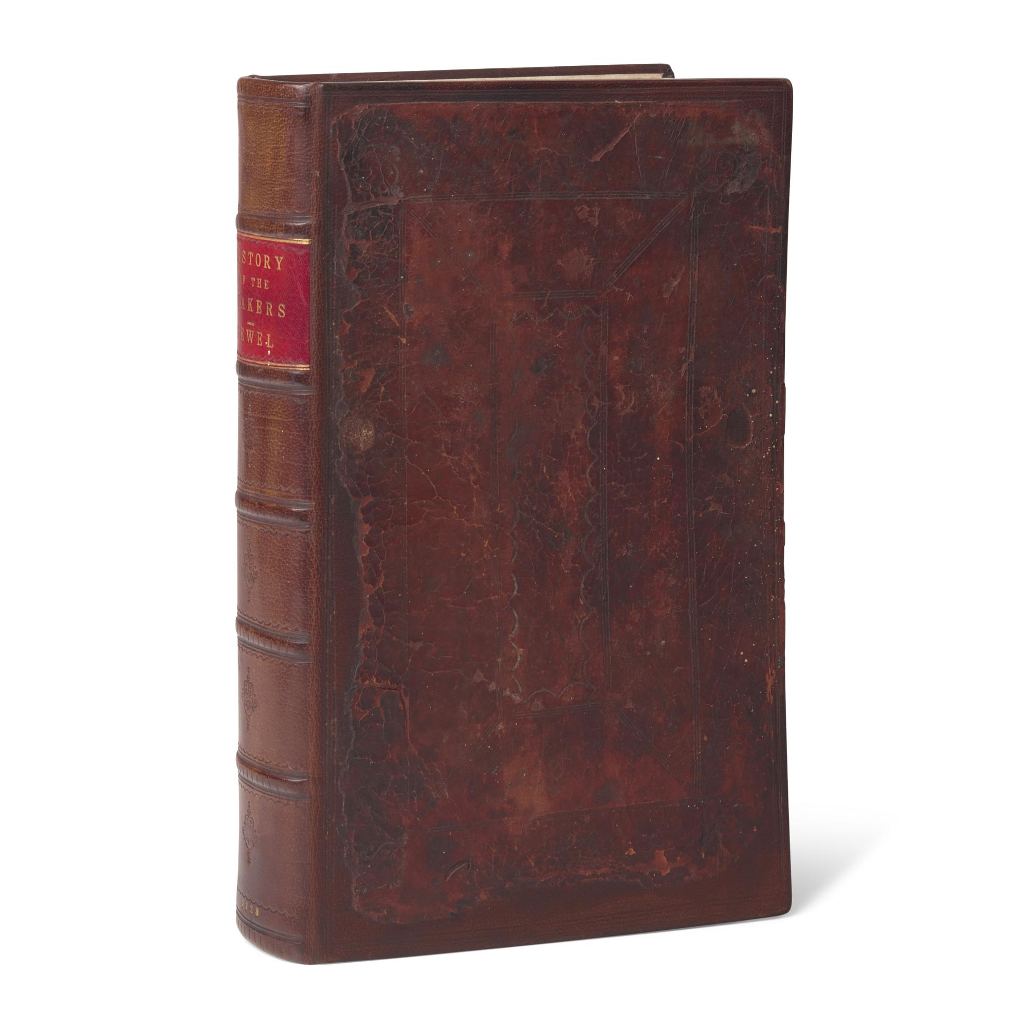 [Franklin, Benjamin] Sewel, William. The History of the Rise, Increase, and Progress, of the Christian People Called Quakers: Intermixed with Several Remarkable Occurrences...