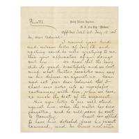 [Civil War] Porter, David D. Autograph Letter, signed