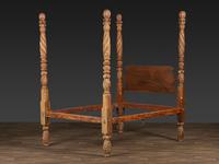A Classical Carved Mahogany Four-Post Tester Bed