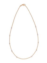 AARON BASHA, YELLOW GOLD AND DIAMOND NECKLACE