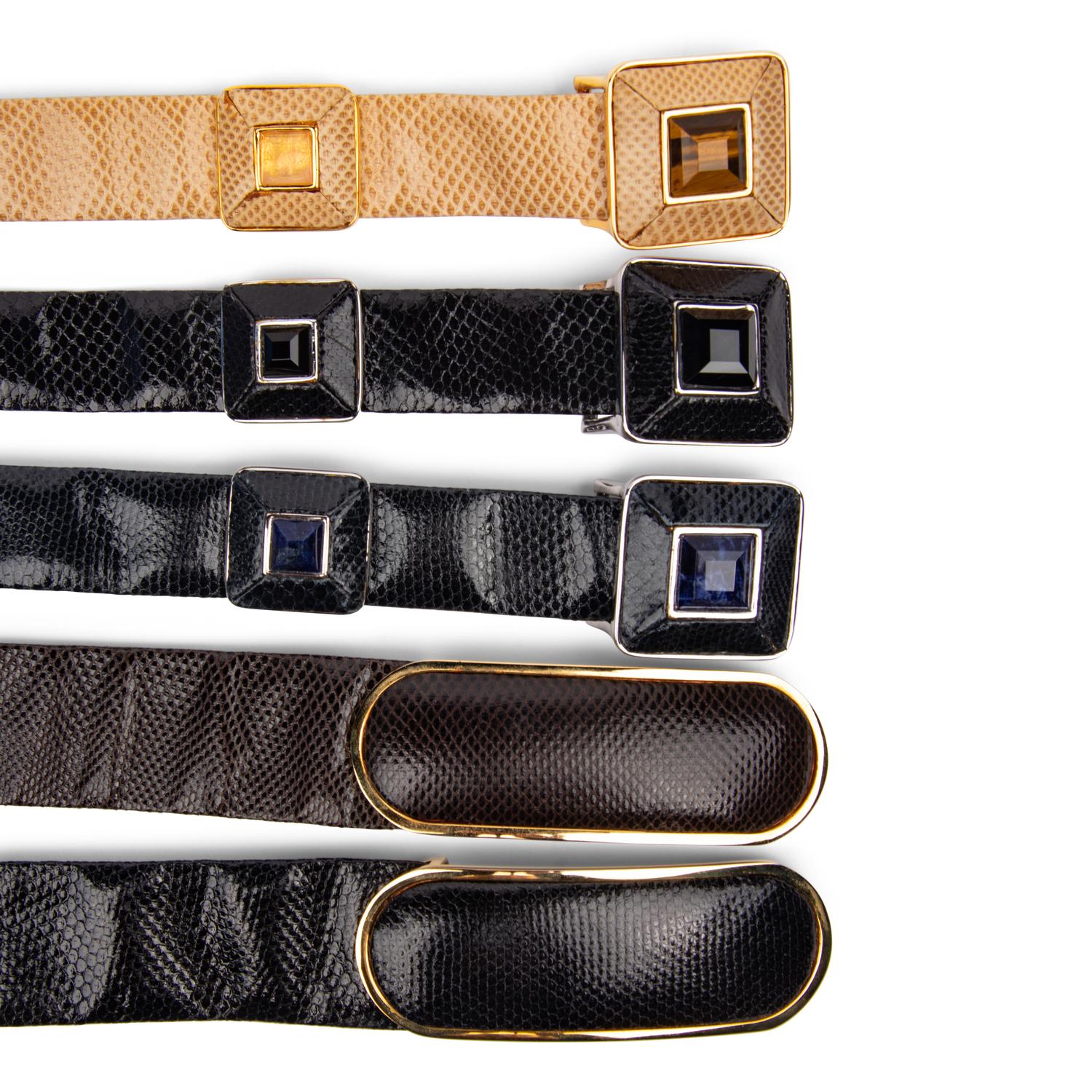 Judith Leiber, Five Belts
