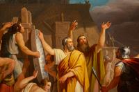 Archimedes Burns the Roman Fleet with Mirrors