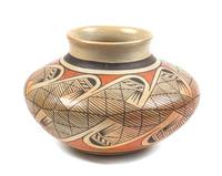 Elva Nampeyo (Hopi, 1926-1985) Polychrome Jar Height 4 x 5 1/2 inches