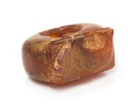 A Carved Amber Archer's Ring, 9.50 dwts.