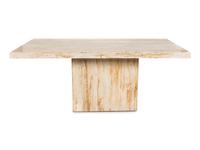 A Contemporary Travertine Console — 20TH CENTURY
