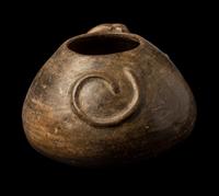 A Maya Vessel with a Seated Monkey