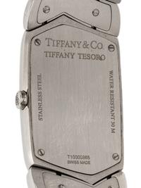 TIFFANY & CO., STAINLESS STEEL 'TIFFANY TESORO' WATCH